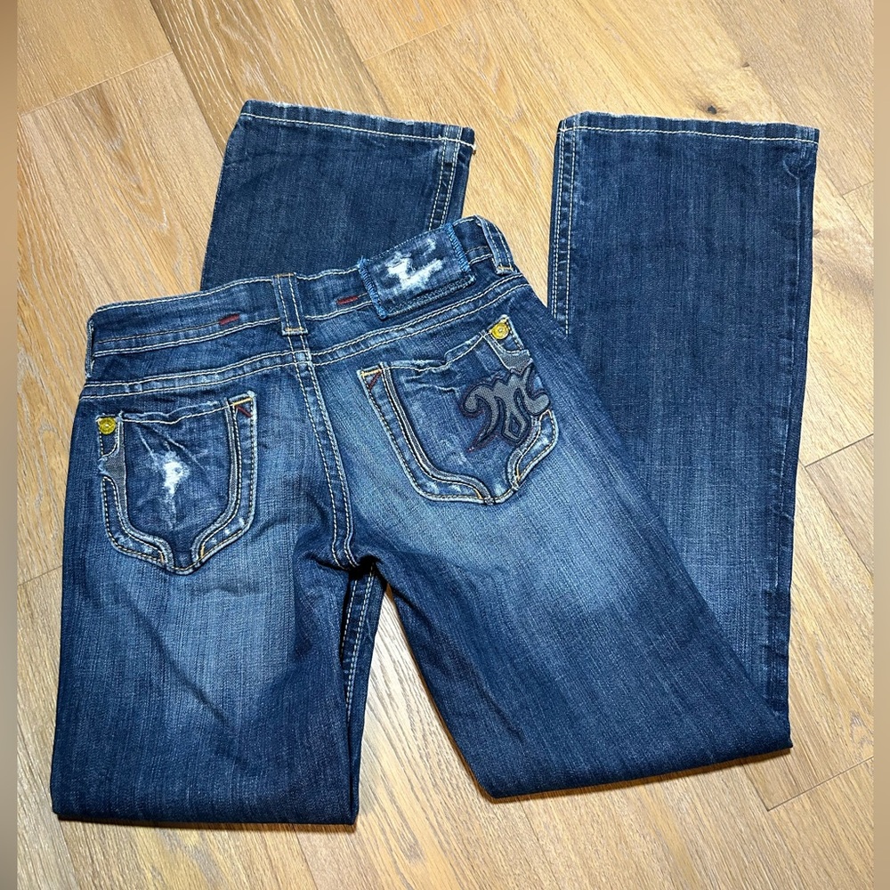 Size 26X32 MEK Denim jeans, women’s size 2 long jeans, designer jeans